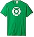 DC Comics Men's Green Lantern Short Sleeve T-Shirt, Kelly, Small