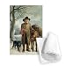 Gathering winter fuel (oil) by John Barker - Tea Towel 100% Cotton - Art247 - Tea Towel - 46x70cm