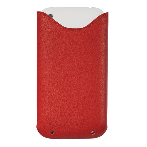 Trexta Vega Leather Sleeve Case for iPhone 3G and 3GS - Red