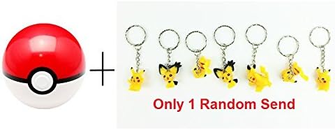 2016 Pokemon Ball+Monster Key Chain Figures ABS Anime Action Figures Pokemon PokeBall Super Master Pokemon Ball KidsToys