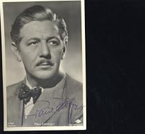 Autogrammkarte unterschrieben Paul H&ouml;rbiger