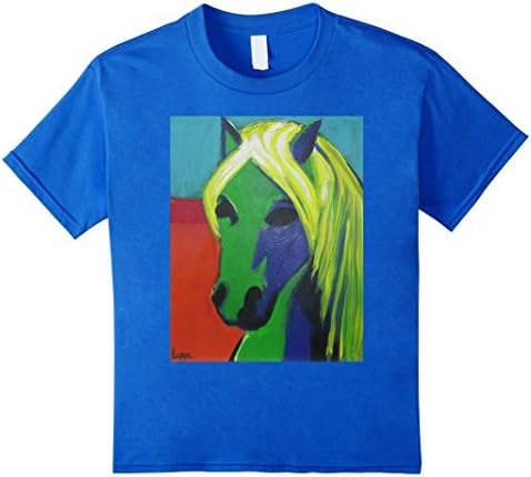 Kids Painted Pony 12 Royal Blue