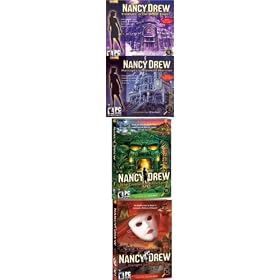Nancy Drew 4 Pack: Message In a Haunted Mansion + Treasure in the Royal Tower + The Creature of Kapu Cave + Danger by Design