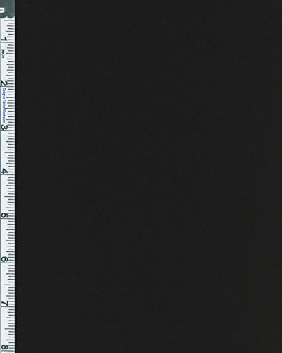 Sleek Stretch Poly Jersey Knit Fabric By The Yard, Black