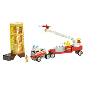 Mattel Matchbox Mega Rig Fire Brigade