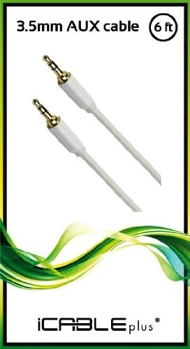 iCable plus AUX Cable for all iPhone's / iPod's / MP3 players 6 feet