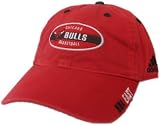 Bulls Cap - Mens Chicago Bulls Slouch Oval Logo Adjustable Cap