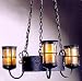 Los Feliz Griffith 3-Lantern Chandelier
