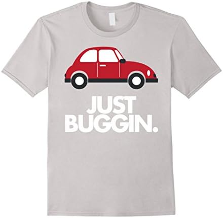 Men's Just Buggin Volkswagon Beetle XL Silver