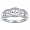 1/3 TDW Antique Vintage Pave Diamond Ring in Sterling Silver (G-H, I1-I2)