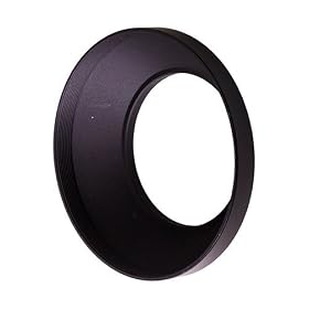 CE Compass 52mm Wide Angle Metal Lens Hood Screw-in Mount For Canon Nikon Sony Camera