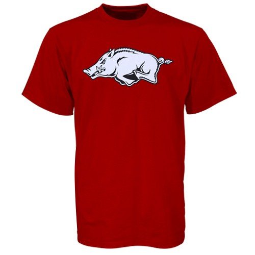 Arkansas Razorbacks Cardinal Big Logo T-shirt