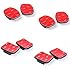 4pcs Curved+4pcs Flat Adhesive Mounts Sticky for GoPro Hero Cameras