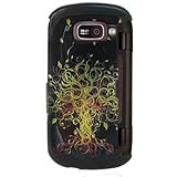Hard Snap on Plastic With BLACK WISHING TREE Design Faceplate Cover Case fo ....