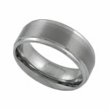 Tungsten Dual Finish Comfort Band Ring