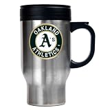 Oakland Athletics MLB Stainless Steel Travel Mug - Primary Logo