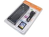 New Mini 2.4GHz Wireless Trackball Keyboard with Laser Pointer