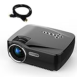 Touyinger プロジェクター　wifi無線 1200lm USB/SD/VGA/HDMI*2/AV/TVポート リモコン付き Android4.4.2　一年間保証　無料のHDMIケーブル(1.5