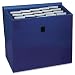 Wilson Jones ColorLife Insertable Tab Expanding File with Flap and Gripper Velcro Closure, 17 Inch Expansion, 21 Pockets, 10 x 12 Inches, Dark Blue (W23280)