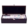 Gamepower Bones Double 15 Domino Set in Decorative Wood Storage Box