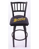 Anaheim Ducks Single-Ring Swivel Bar Stool w/ Back