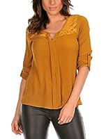 La Belle Parisienne Blusa Emilie (Mostaza)