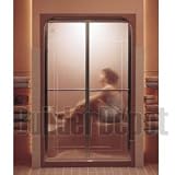 KOHLER K-9809-L-SH Sonata Glassworks Bypass Shower Steam Door, Bright Silver