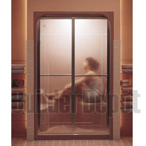 KOHLER K-9809-L-SH Sonata Glassworks Bypass Shower Steam Door, Bright Silver