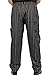 KNG Chalk Stripe Baggy Cargo Chef Pants for Men and Women – Drawstring Waist XS