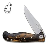 Tortoise Shell Folder Knife From Timber Wolf