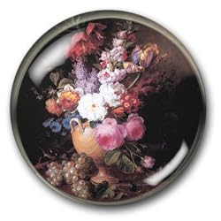 Vase de Fleurs - Crystal Dome Paperweight