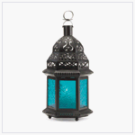 Lantern with Yellow Glass - Style 37438