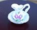 Miniature Pink Roses Pitcher and Washbasin in Porcelain