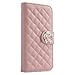 iPhone 6 Case, Wallet Case for iPhone 6 4.7 - ULAK Flower Design Synthetic Leather Card Holder Magnetic Flip Stand Case for iPhone 6 4.7 inch (Pink)