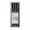 Faber castell 167100 Tuschestift PITT ARTIST PEN S,F,M,B sw 4er