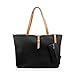 GEARONIC TM Shoulder Bags Korean Lady Women PU Leather Handbag Tote Bag (Black)