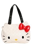 Hello Kitty - White Quilted Head Handbag