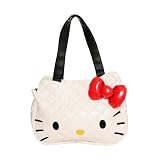 Hello Kitty - White Quilted Head Handbag