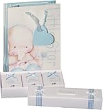 Treasured memories new baby gift set (blue)