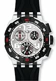 Swatch Men's Originals Legendary Eagle Chronograph SUIK400 Resin Quartz Watch with White Dial