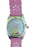Winnie the Pooh Pink Watch 1.1/4 Inch Dial.pink Suede Band