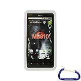 Gizmo Dorks Silicone Skin Case Cover (Clear) for the Motorola Droid X