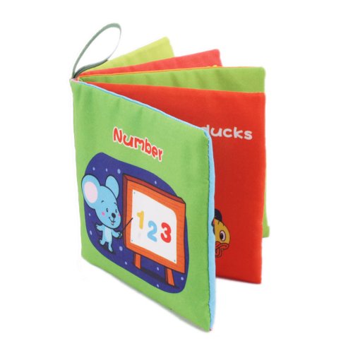Fabric Cloth Baby Book Digit Type Object Recognization Best Toy For Child Learn First