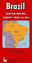 Brazil National Road Map (Red Cover)