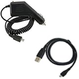 Nokia C7-00/Astound Combo Rapid Car Charger + USB Data Charge Sync Cable fo ....
