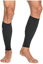 SKINS Essentials Compression MX Calf Tights, Black/Gold, Small
