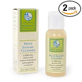 MyChelle Fruit Enzyme Cleanser, 4.4-Ounce Bottle (Pack of 2) by MyChelle Dermaceuticals