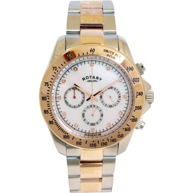 Women's Rocks Chronograph Diamond Two Tone