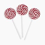 Cheap Red Swirl Pops (24) by funexpress