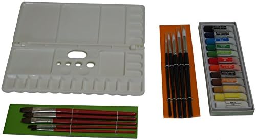 Watercolor Set with Brush and Palette (AQ HOBBY (TM))